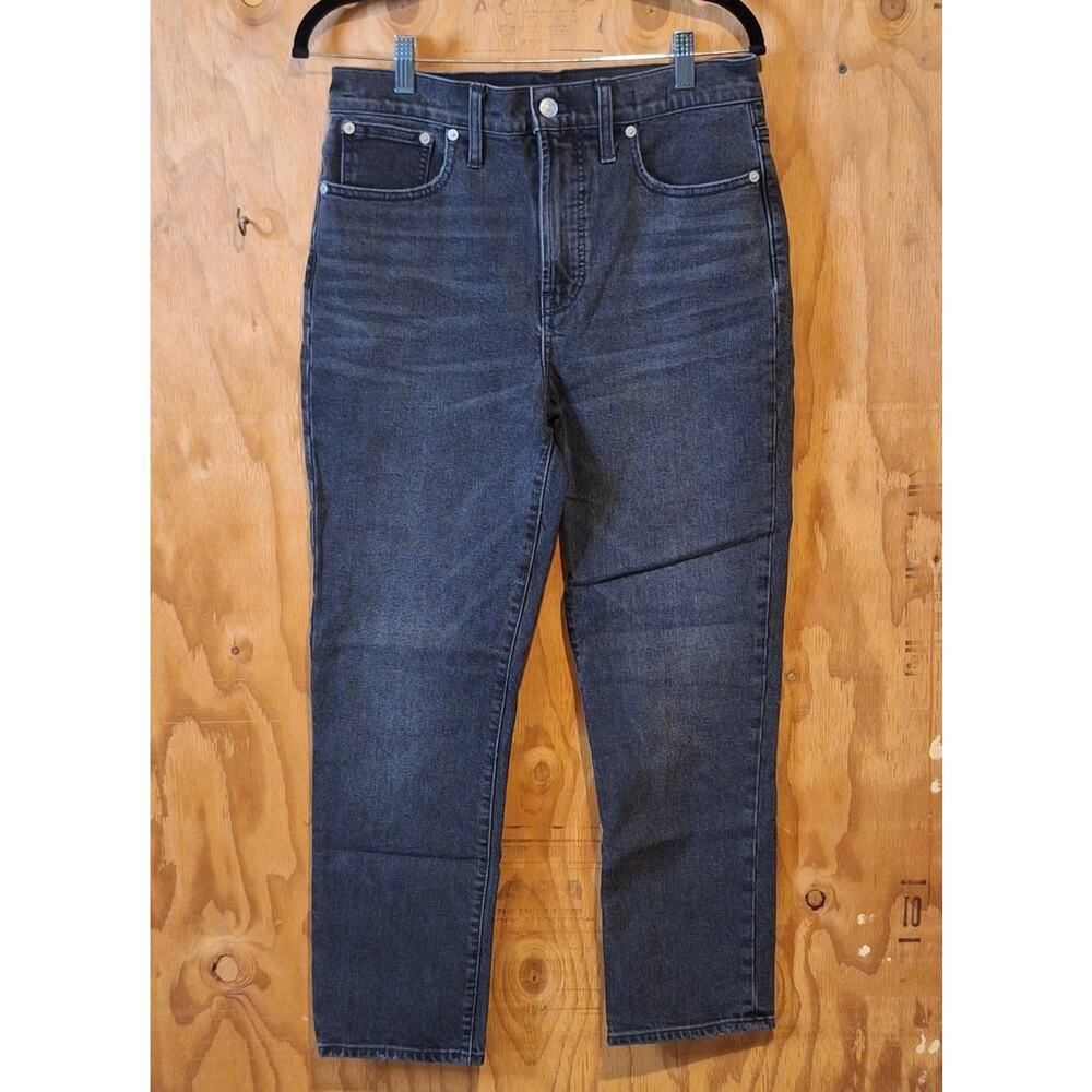 Madewell The Perfect Vintage Jean Women's 28 Black Denim Classic High Rise